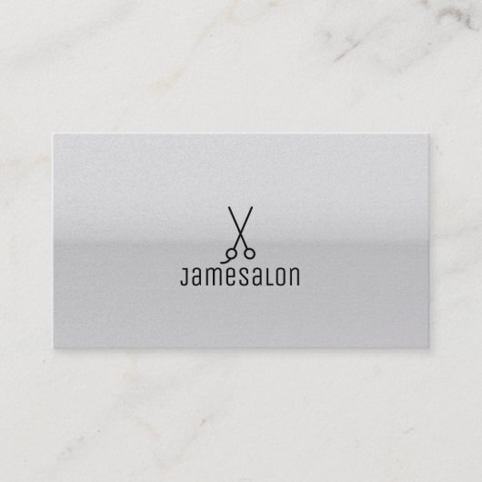 Salon Scissors Visitenkarte (Vorderseite)