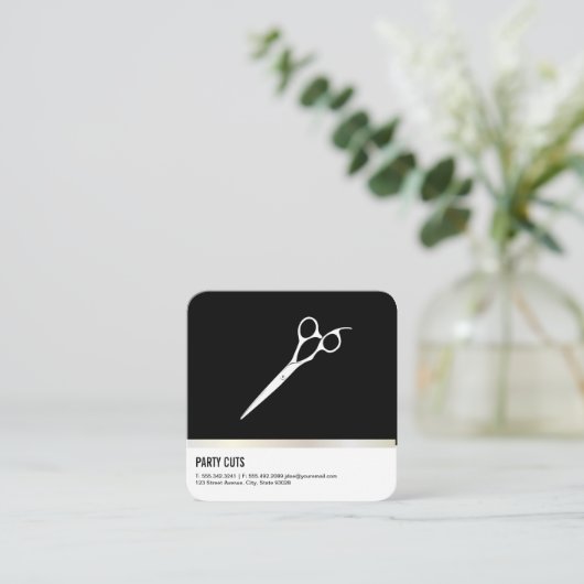 Salon Shears (Anstellungskarte) Terminkarte (Stehend Vorderseite)