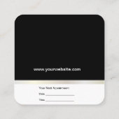 Salon Shears (Anstellungskarte) Terminkarte (Rückseite)