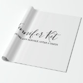 Salon spa business discount offer website visits a geschenkpapier (Ungerollt)