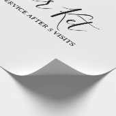 Salon spa business discount offer website visits a geschenkpapier (Ecke)