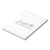 Salon spa business discount offer website visits a notizblock (Rotiert)