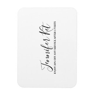 Salon-Spa-Geschäft Rabatt Angebot Website Besuche Magnet