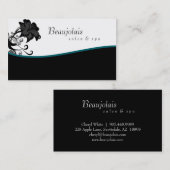 Salon Spa Massage Therapy Business Card Visitenkarte (Vorne/Hinten)