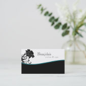 Salon Spa Massage Therapy Business Card Visitenkarte (Stehend Vorderseite)