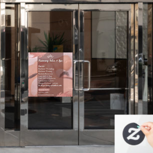 Salon Spa Wimpern Wimpernverlängerung Dienstleistu Fensteraufkleber