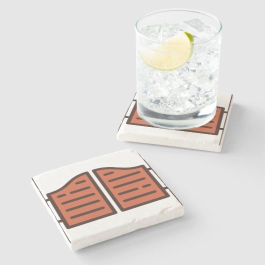 Salon Steinuntersetzer (Seitenansicht)