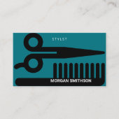 Salon Stylist oder Barber Modern Terminkarte (Vorderseite)