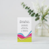 Salon-und Ästhetik-Visitenkarten Terminkarte (Stehend Vorderseite)