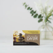 Salon-und Wellness-Center-Geschäfts-Karte Visitenkarte (Stehend Vorderseite)