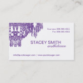 Salon-und Wellness-Center-Geschäfts-Karte Visitenkarte (Rückseite)