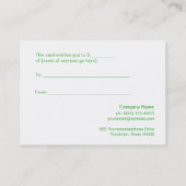 Salon und Wellness-Center Imitate Gold Holiday Ges Rabattkarte (Rückseite)