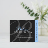 Salon und Wellness-Center Werbung Postkarte (Stehend Vorderseite)