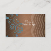 Salon- und Wellness-Centergeschäftskarte Visitenkarte (Rückseite)