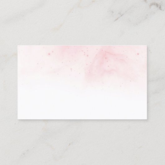 Salon-Verabredungs-ErinnerungWatercolor mit Blumen Terminkarte (Rückseite)