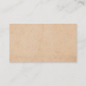 Salon Vintag Blue Rose Blumenernennung Terminkarte (Rückseite)