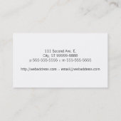 Salon Visitenkarte (Rückseite)