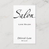 Salon Visitenkarte (Vorderseite)