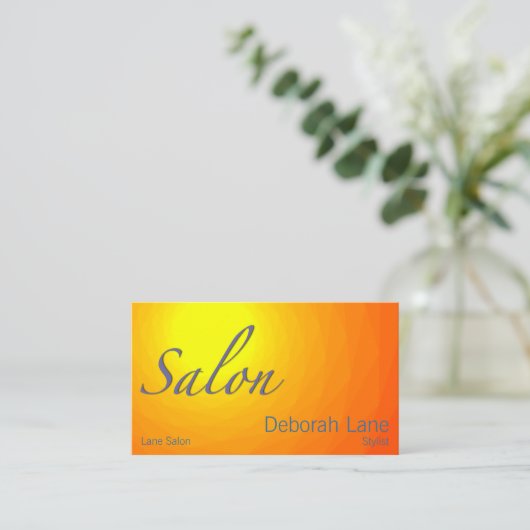 Salon Visitenkarte (Stehend Vorderseite)