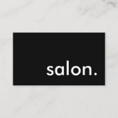 Salon. Visitenkarte (Vorderseite)