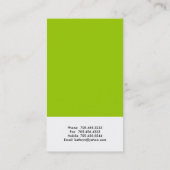Salon-Visitenkarte Visitenkarte (Rückseite)