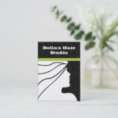 Salon-Visitenkarten Terminkarte (Stehend Vorderseite)