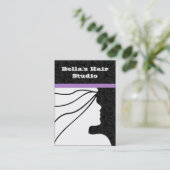 Salon-Visitenkarten Terminkarte (Stehend Vorderseite)