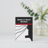 Salon-Visitenkarten Terminkarte (Stehend Vorderseite)