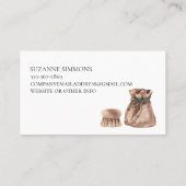 Salon Watercolor Wellness-Center Services - Gesich Visitenkarte (Rückseite)