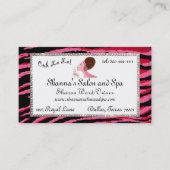 Salon/Wellness-Center/Beauty Diva Visitenkarten Visitenkarte (Vorderseite)