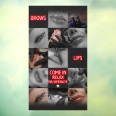 Salon Wellness-Center Buben Lift Treatment Obelisk Fensteraufkleber (Blatt 3)