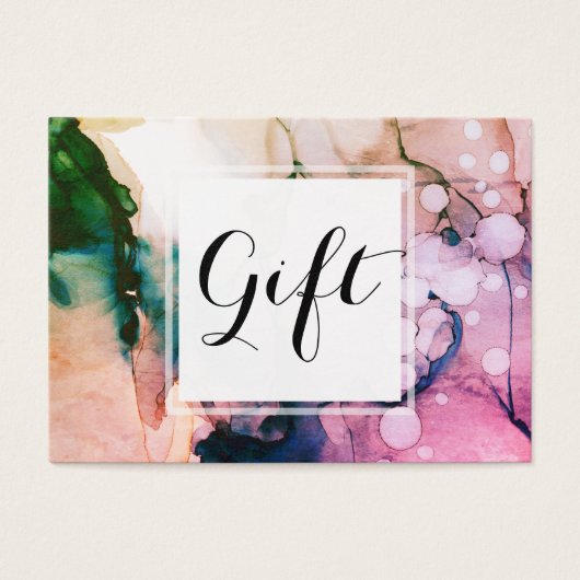 *~* Salon & Wellness-Center Feminine Chic Abstrakt (Vorderseite)