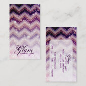 Salon-Wellness-Center-Geschäfts-Karten-Zickzack Terminkarte (Vorne/Hinten)