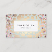 Salon Wellness-Center Imitate Gold Foil Circles Be Terminkarte (Vorderseite)