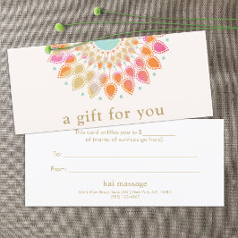 Salon Wellness-Center Lotus Floral Geschenkgutsche