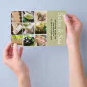 Salon Wellness-Center Nails Flyer Menü für Künstle (Handgriff)