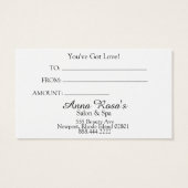 *~* Salon & Wellness-Center Veranstaltung Feminée  (Rückseite)