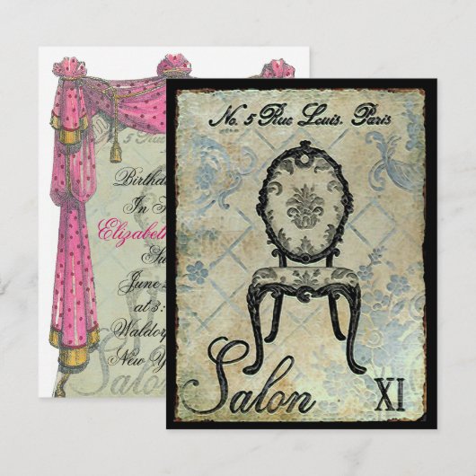 Salon XI - Einladung (Vorne/Hinten)