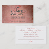 SALON zu Fuß - Visitenkarte (Vorne/Hinten)