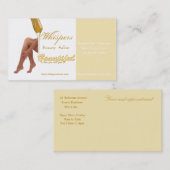 Salonbeine Visitenkarte Terminkarte (Vorne/Hinten)