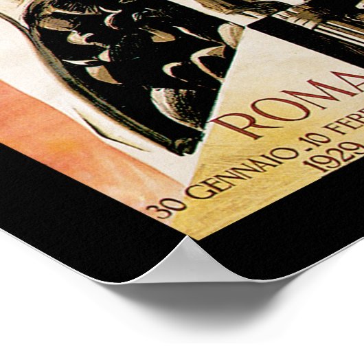 Salone Internazionale Automobile ~ Roma Poster (Ecke)