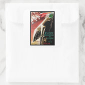 Salone Internazionale Automobile ~ Roma Quadratischer Aufkleber (Tasche)