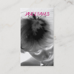 Salonhairstylist-Geschäfts-Karten-Vorlagen Visitenkarte