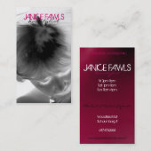 Salonhairstylist-Geschäfts-Karten-Vorlagen Visitenkarte (Vorne/Hinten)