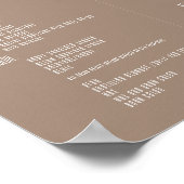 Salonpreise Poster (Ecke)