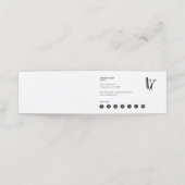 Salonschere und Kamm (Lochkarte 7) Treuekarte (Außenseite Aufgefaltet)