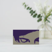 Salonverabredungskarte: emo Art Terminkarte (Stehend Vorderseite)