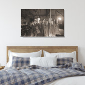 Saloon Bar Interior Men Man Cave 1890er Foto Pub Leinwanddruck (Insitu (Schlafzimmer))