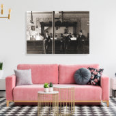 Saloon Bar Interior Men Man Cave 1890er Foto Pub Leinwanddruck (Insitu (Wohnzimmer))