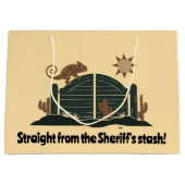 Saloon Doors Chameleon Große Geschenktüte (Vorderseite)